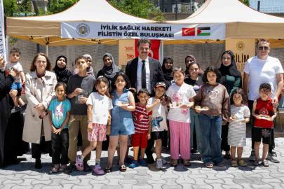Selçuk Üniversitesinden Filistinli çocuklara sağlık ve dayanışma eli