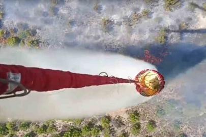 Seydikemer’de orman yangınını söndürme çalışmaları sürüyor