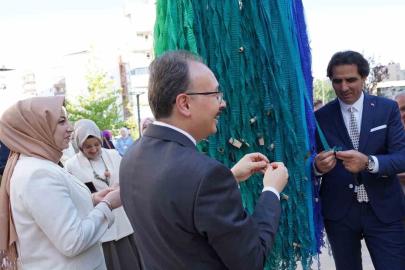 Siirt’te atık malzemeler sanat eserine dönüştü