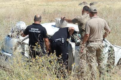 Şırnak’ta otomobil şarampole devrildi: 1’i bebek 5 yaralı