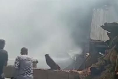 Sivas’ta mutfak tüpü patladı, çıkan yangında bir kişi dumandan etkilendi