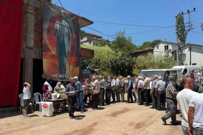 Söğütalan Köyünde hayır yemeği düzenlendi