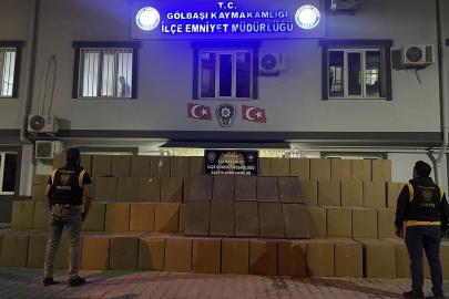 Şüpheli tırda 5,5 milyon adet bandrolsüz sigara ele geçirildi