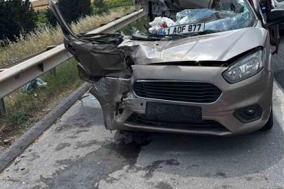 Tarsus-Adana otoyolunda kaza: 1 ölü, 4 yaralı