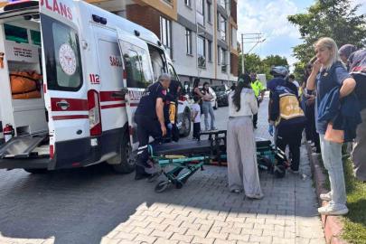 Tavşanlı’da motosiklet devrildi: 2 yaralı