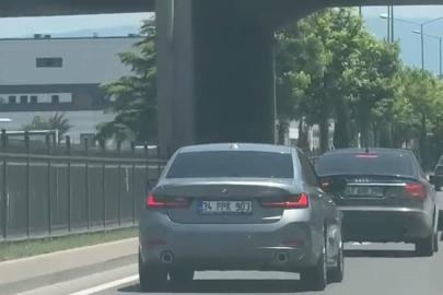 Trafikte tehlikeli seyreden sürücüye 22 bin lira ceza