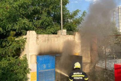 Trafo binasında çıkan yangın söndürüldü