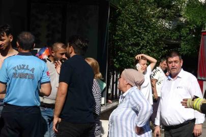 Tuzla’da korkutan çatı yangını
