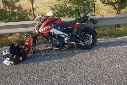 Uşak’ta motosiklet kamyona arkadan çarptı: 1 ölü