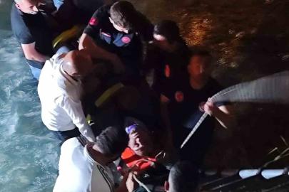 Van’da dereye düşen kamyonetin sürücüsü yaralandı