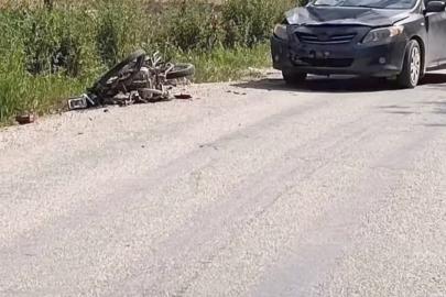 Yayladağı’nda trafik kazası: 2 yaralı