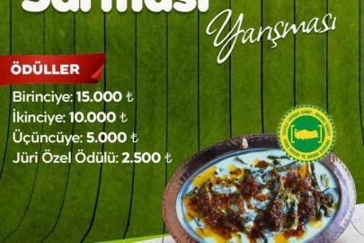 Yeşilyurt’un ünlü lezzeti "Kiraz Yaprağı Sarması" için 28 Haziran’da yarışma düzenlenecek
