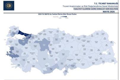 Yılın ilk 5 ayında 21 ilde 1 milyar doların üzerinde ihracat gerçekleşti