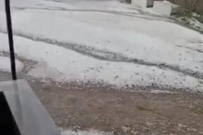 Yozgat’ta sağanak ve dolu etkili oldu
