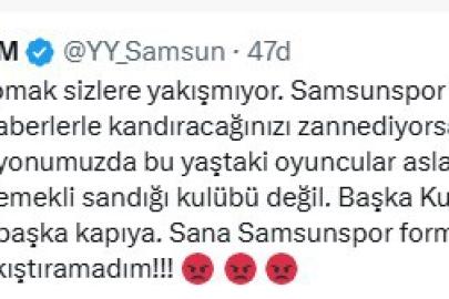 Yüksel Yıldırım’dan Enner Valencia söylentisine tepki: "Samsunspor, emekli sandığı kulübü değil"