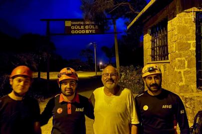 Yürüyüş sırasında yolunu kaybeden turisti AFAD kurtardı