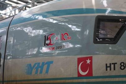 15 Temmuz’un 10’uncu yılında 10 YHT seti özel logoyla sefer yapacak