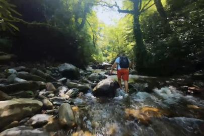 3 saatlik nefes kesen rota dron kamerasında