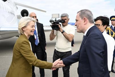 AB Komisyonu Başkanı Leyen, Azerbaycan’da