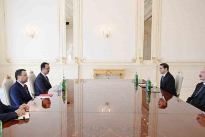 Adalet Bakanı Gürlek, Azerbaycan Cumhurbaşkanı Aliyev tarafından kabul edildi