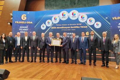 Adana Ticaret Odası’na ‘6 Yıldızlı Akreditasyon’