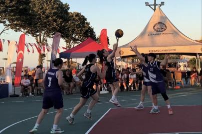 Akçakoca’da 3x3 sokak basketbolu şampiyonları Bolu ve Muğla oldu