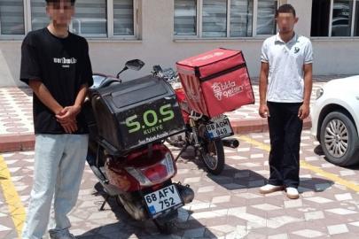 Aksaray’da şok eden görüntüler, oyun parkına motosikletle çıktılar