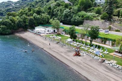 Aktaş Plajı yapılan düzenlemelerle yazın gözde plajları arasına girdi