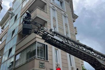 Alanya’da apartman dairesinin mutfağında çıkan yangın korkuttu