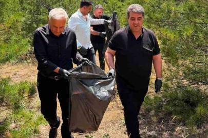 Anahtar Parti Kırşehir Teşkilatı orman temizliği seferberliğine katıldı