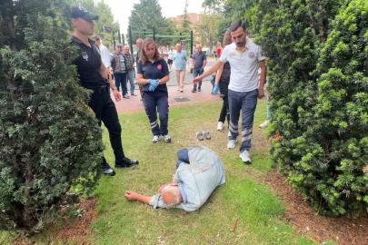 Anıtpark’taki sarhoş sağlıkçıları bezdirdi