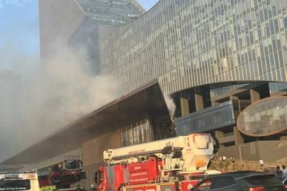Ankara’da iş yerinde çıkan yangın söndürüldü