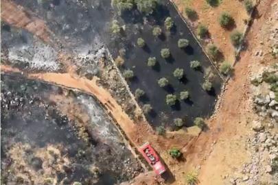 Antalya’da ormanlık alanı tehdit eden yangın