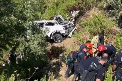 Antalya’da otomobil uçuruma yuvarlandı: 5 ölü, 2 yaralı