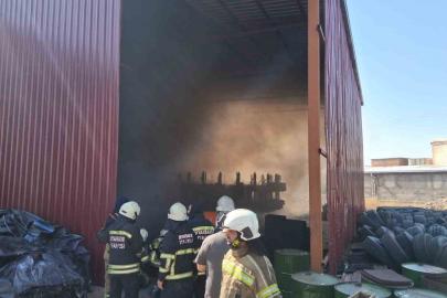 AR-GE dönüşüm fabrikasında çıkan yangın söndürüldü