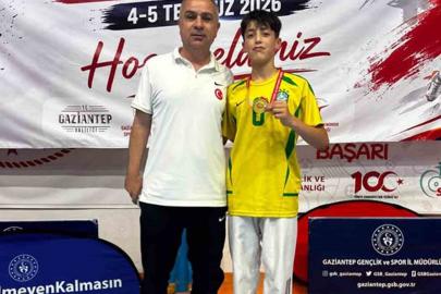 Arabanlı Taekwondocu bölge şampiyonu Ahmet Öztürk Gaziantep’i temsil edecek
