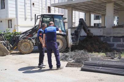 Atakum’da kurallara uymayan inşaat firmalarına uyarı