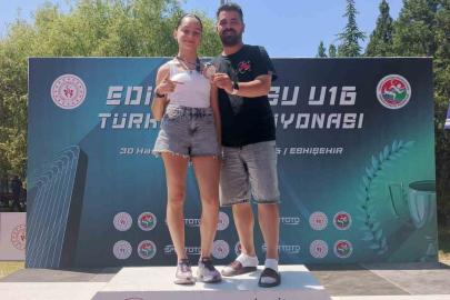Atlet Alya Gül Keskin, U16 Türkiye Şampiyonu oldu