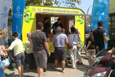 Aydın Büyükşehir’den limonata ikramı