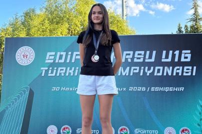 Aydınlı atlet Türkiye ikincisi oldu