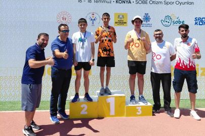 Aydınlı özel sporcular Konya’dan beş madalya ile döndü