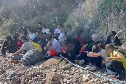 Ayvacık’ta 30 kaçak göçmen yakalandı