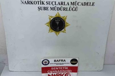 Bafra’da uyuşturucu operasyonunda 1 tutuklama