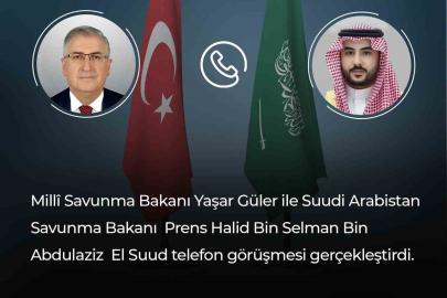 Bakan Güler, Suudi Arabistan Savunma Bakanı El Suud ile görüştü
