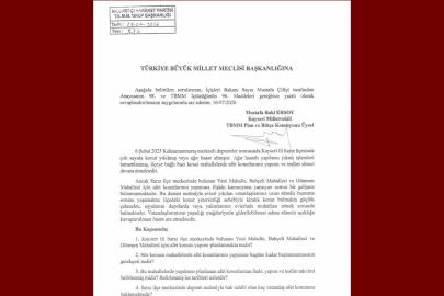 Baki Ersoy’dan Sarız’daki afet konutları için soru önergesi