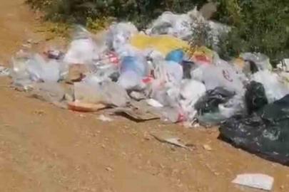 Balık tutmak için gittiği gölde çöp yığınıyla karşılaştı: Poşet poşet topladı