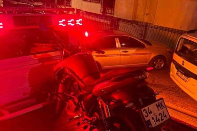 Başakşehir’de 150 bin liralık motosikletle akrobatik hareketleri pahalıya patladı: Ehliyetsiz sürücüye motorun 2 katı değerinde ceza yazıldı