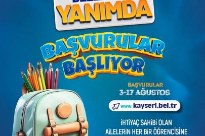 Başkan Büyükkılıç’tan öğrencilere 5 bin TL’lik kırtasiye-beslenme desteği: başvurular 3 Ağustos’ta
