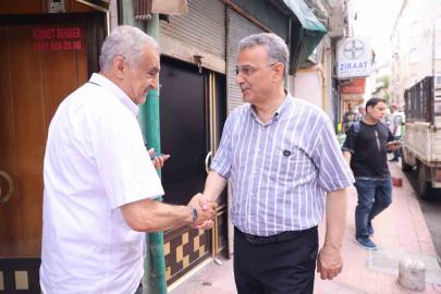 Başkan Kurnaz, esnafın taleplerini dinledi