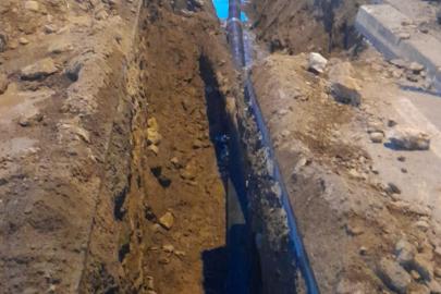 BASKİ’den Ayvalık’ta kanal hattı göçüğüne 36 saatlik kesintisiz müdahale